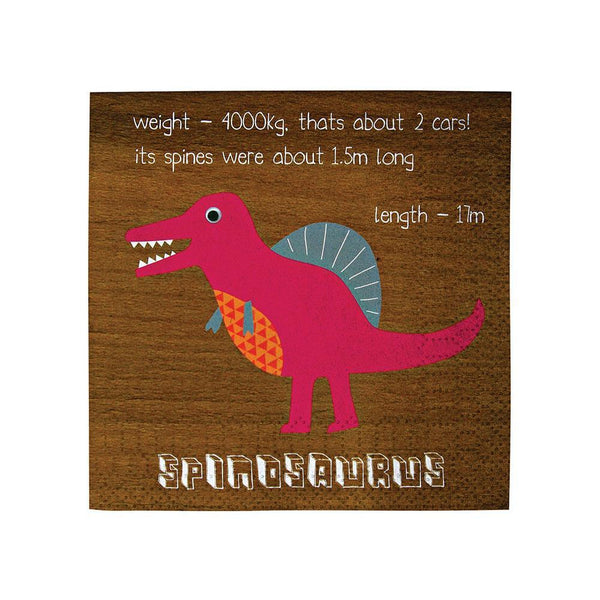 Dinosaur Napkins (small) - IMAGINE Party Supplies