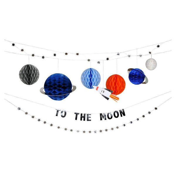 To The Moon Garland - IMAGINE Party Supplies